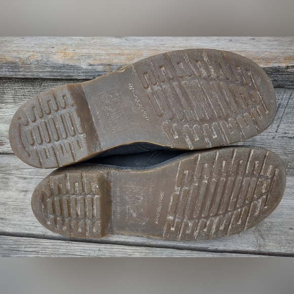 Vtg Dr. Martens 8065 Mary Jane Black Leather Shoes Made In England UK 7 US 9 - Picture 10 of 15